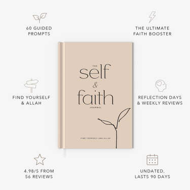 The Self and Faith Journal Beige - 60 guided prompts, Reflection Days and Weekly Reviews, 4.98/5 from 56 reviews, undated and lasts 90 days #color_beige