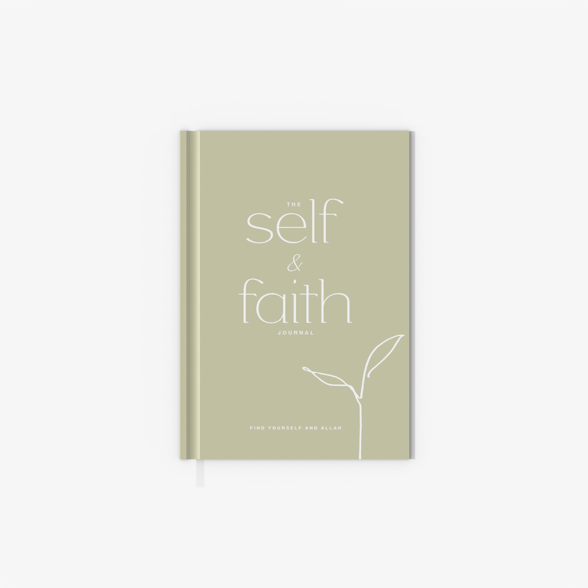 The Self and Faith Journal Pistachio - 90-day guided Islamic journal for self-reflection and spiritual growth - front cover #color_pistachio