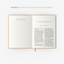 The Self and Faith Journal Beige weekly insightful reflection passages - Quran and Hadith-backed prompts for spiritual growth #color_beige