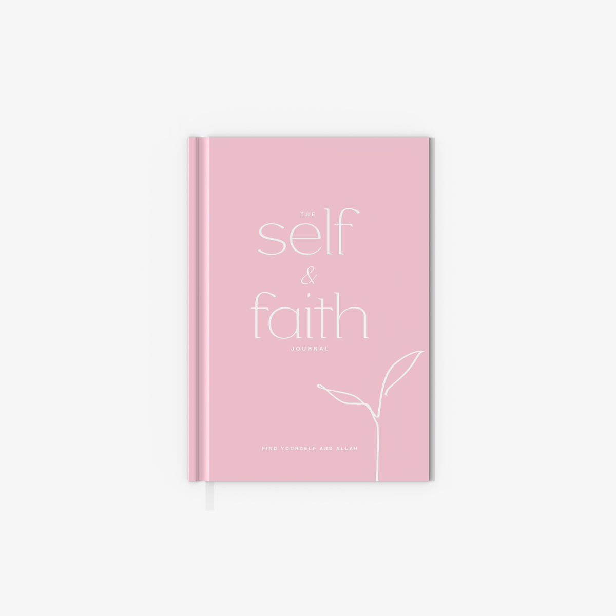 The Self and Faith Journal Blush Pink - 90-day guided Islamic journal for self-reflection and spiritual growth - front cover #color_blush-pink