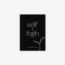 The Self and Faith Journal Bold Black - 90-day guided Islamic journal for self-reflection and spiritual growth - front cover #color_bold-black